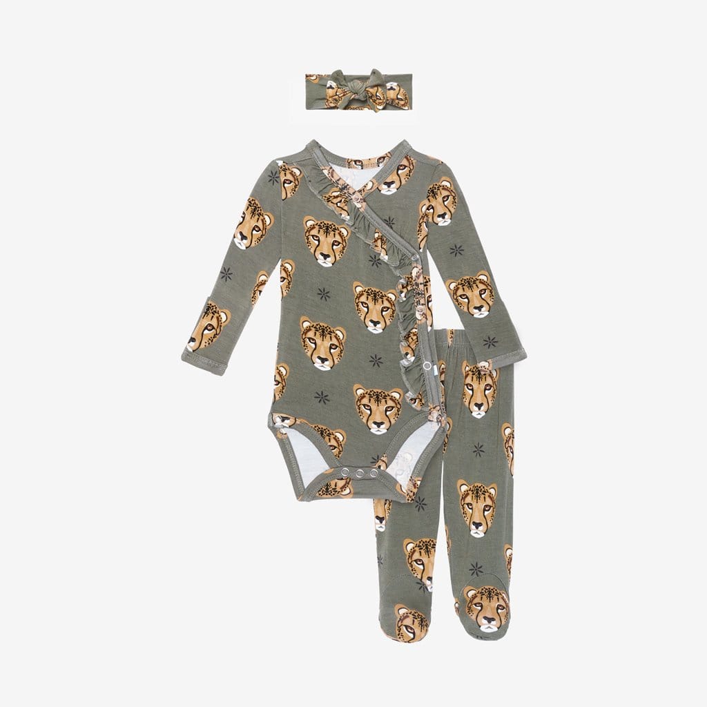 Amina Ruffled Kimono Set