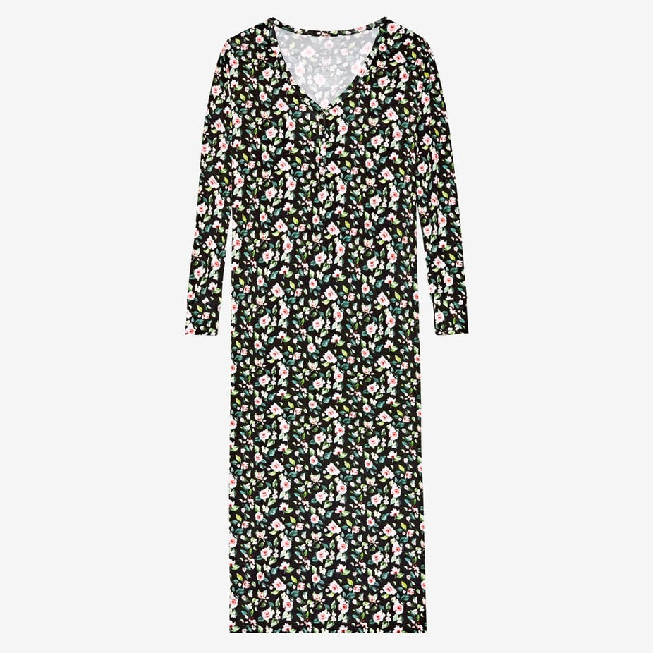 Lina Floral Long Sleeve Maxi Dress