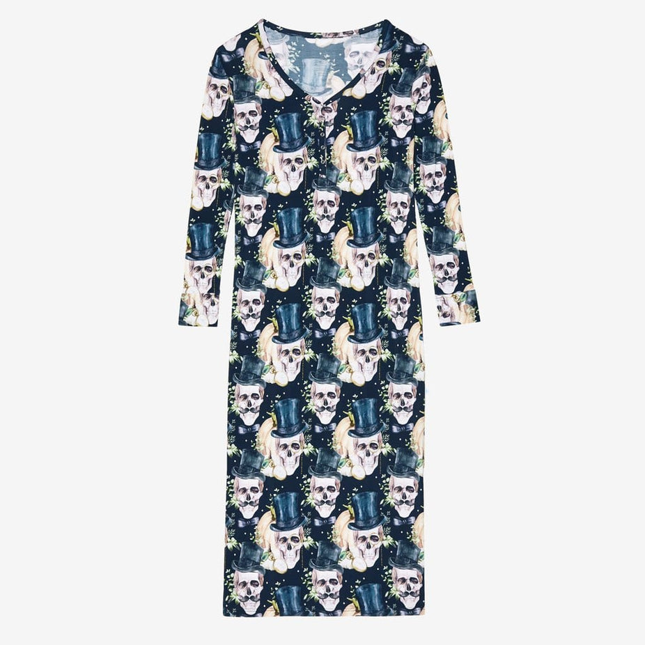 Theodore Black Long Sleeve Maxi Dress
