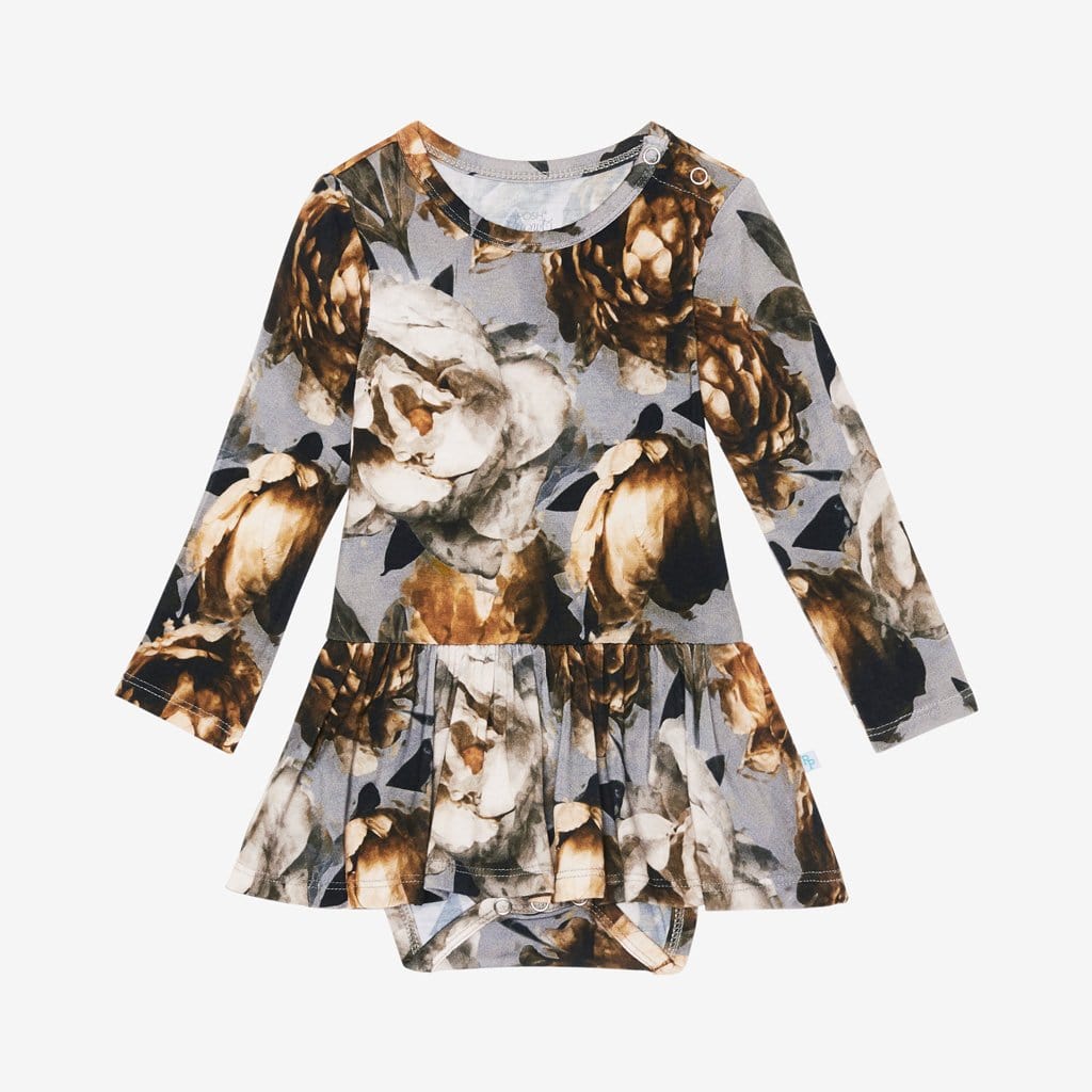 Paige Peony Long Sleeve Twirl Skirt Bodysuit