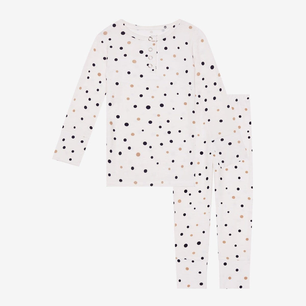 Jamie Polka Dot Henley Pajamas