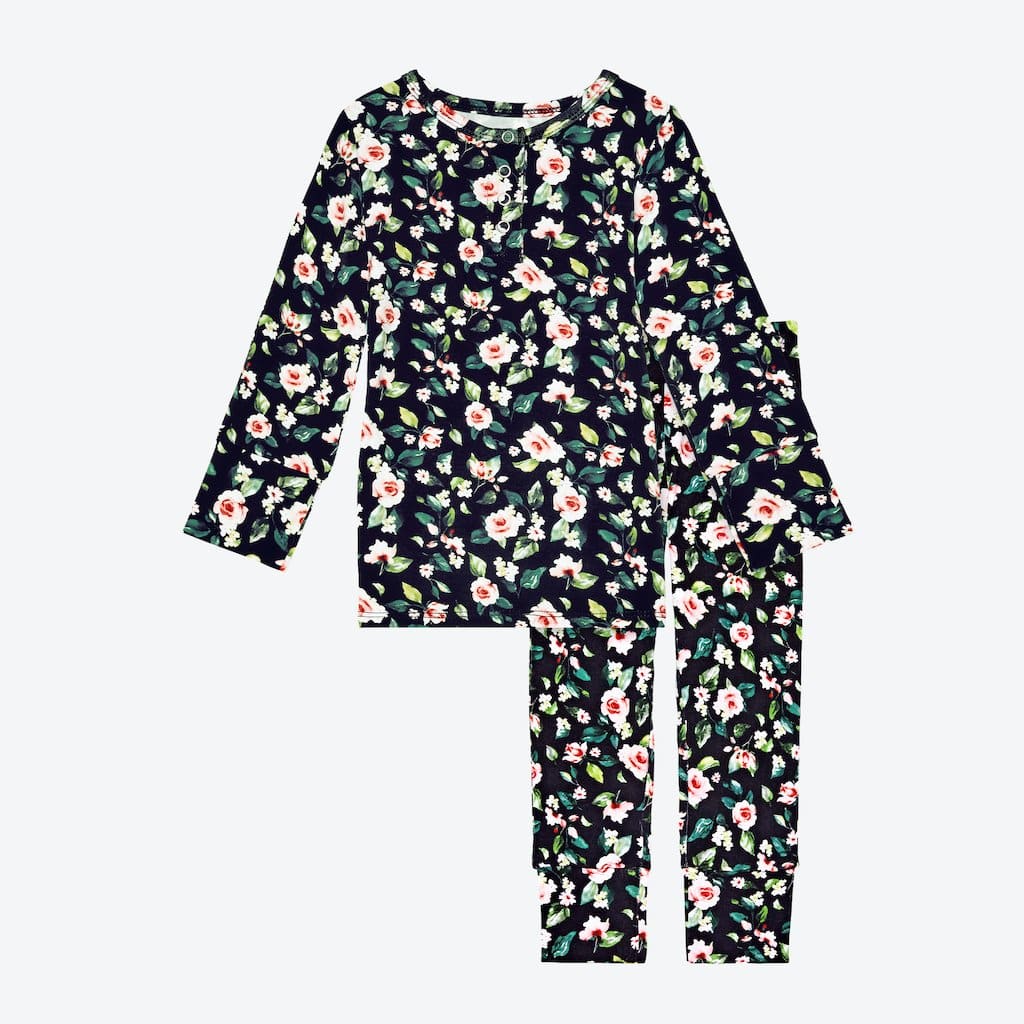 Lina Floral Henley Pajamas
