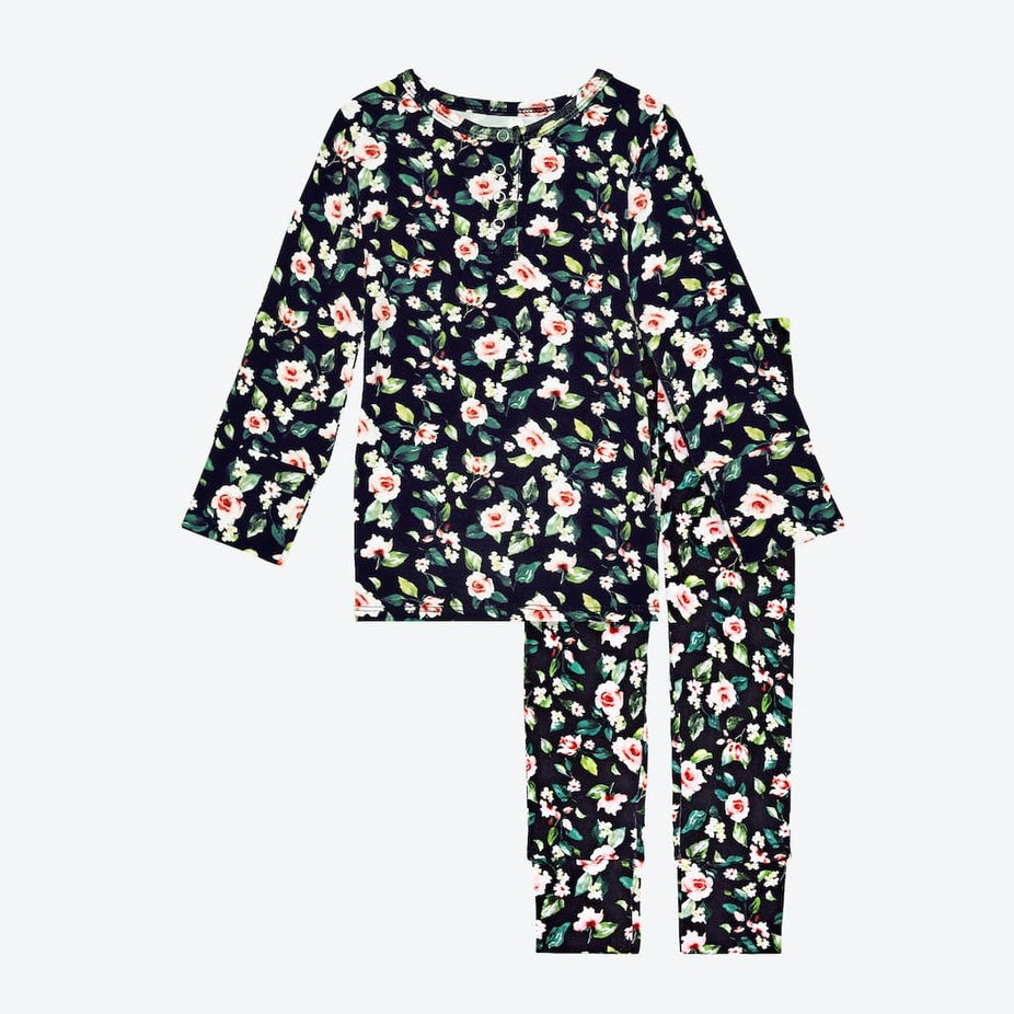 Lina Floral Henley Pajamas