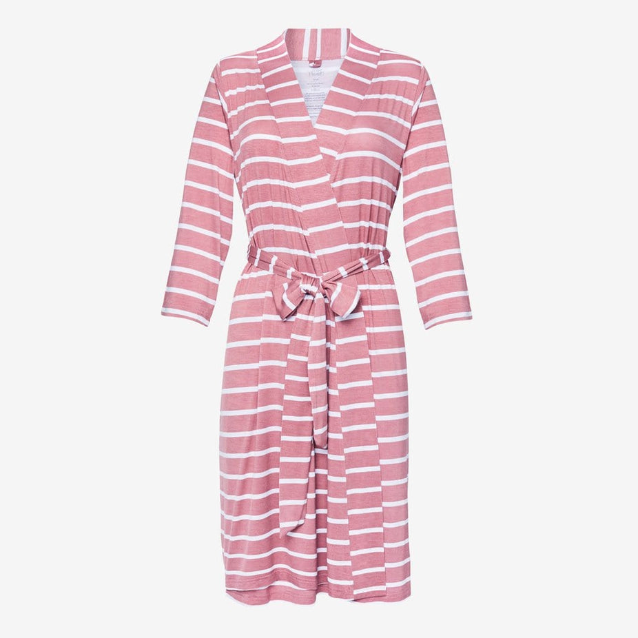 Blush Rose Stripe Robe
