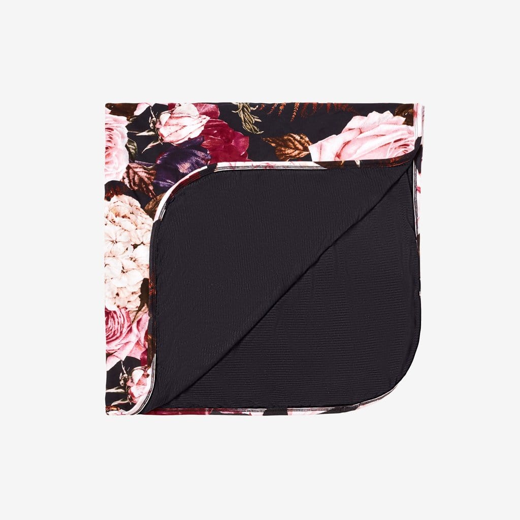 Zoey Floral & Black Ribbed Patoo