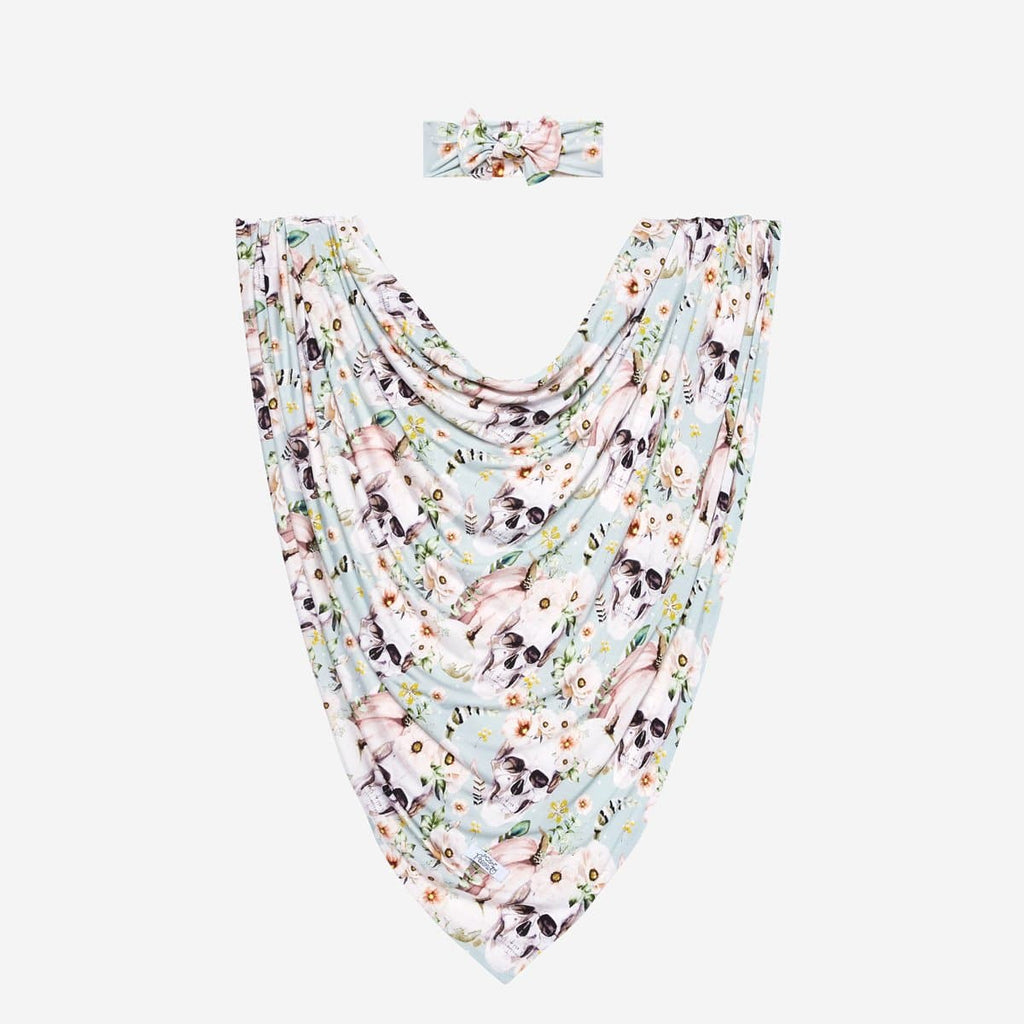 Rosie Sage Swaddle Headband Set