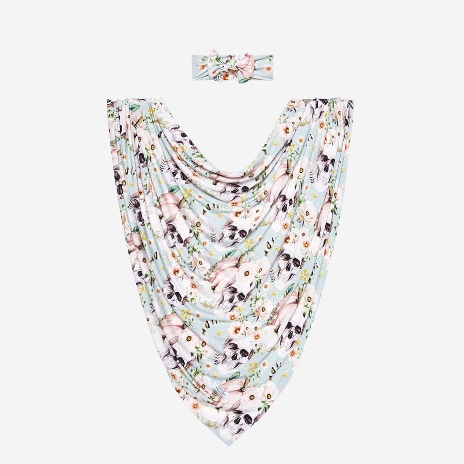 Rosie Sage Swaddle Headband Set