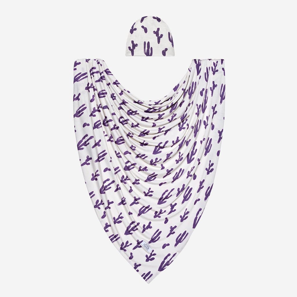Jackson Cacti Swaddle Beanie Set