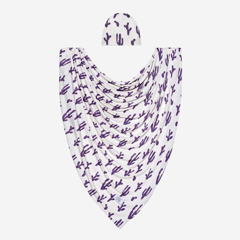 Jackson Cacti Swaddle Beanie Set