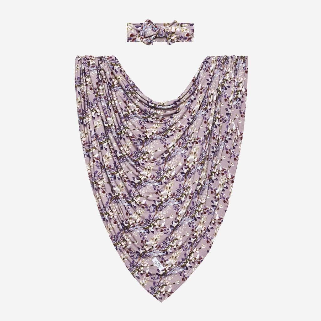 Trinity Floral Swaddle Headband Set