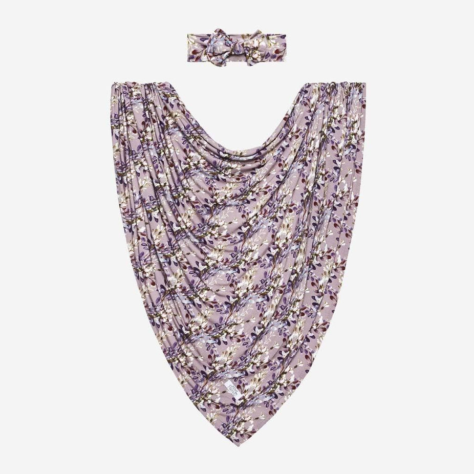 Trinity Floral Swaddle Headband Set