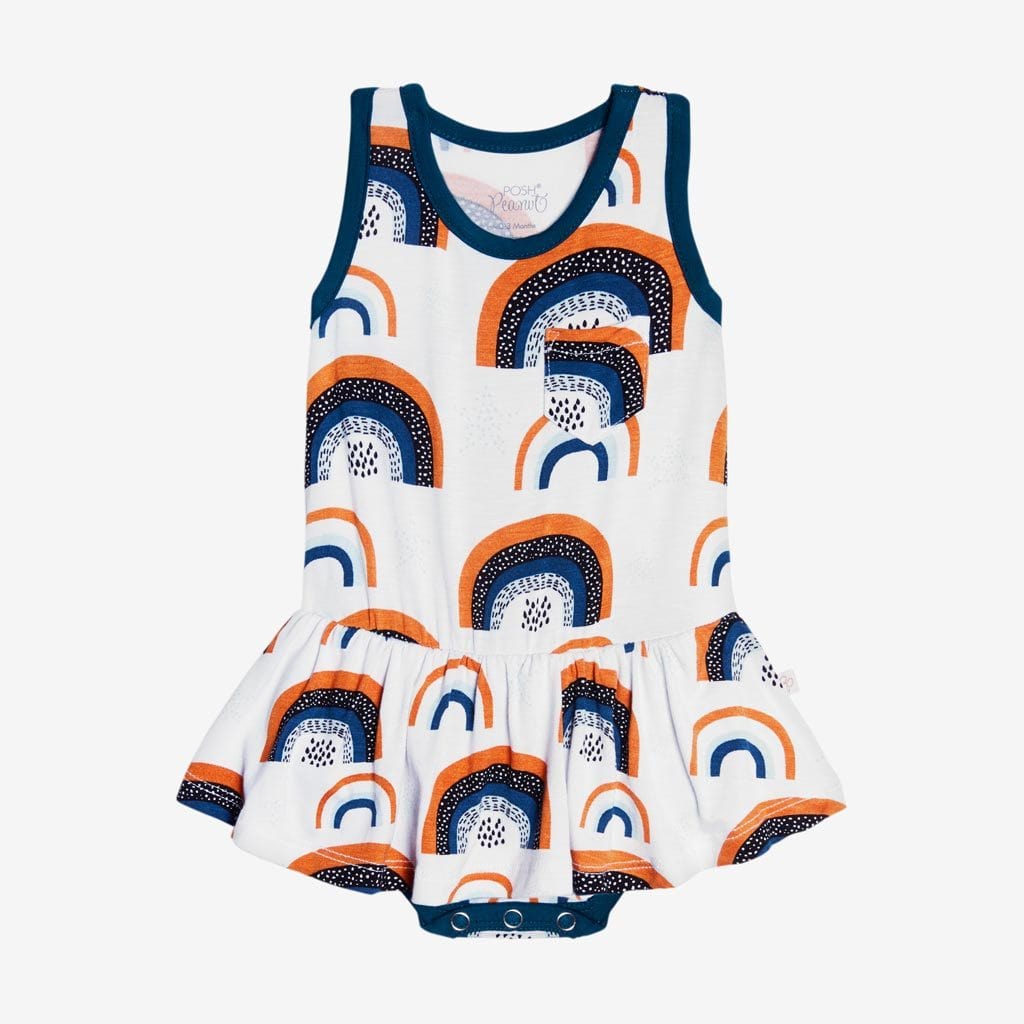Silverlake Racerback Twirl Skirt Bodysuit