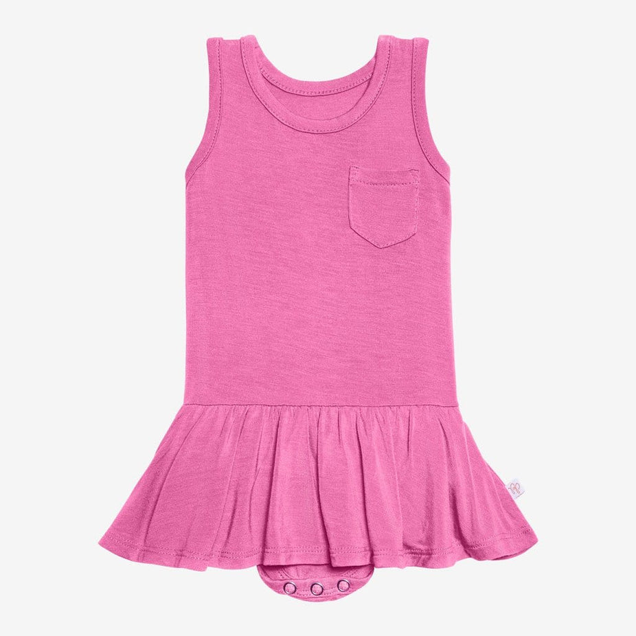 Bubblegum Racerback Twirl Skirt Bodysuit