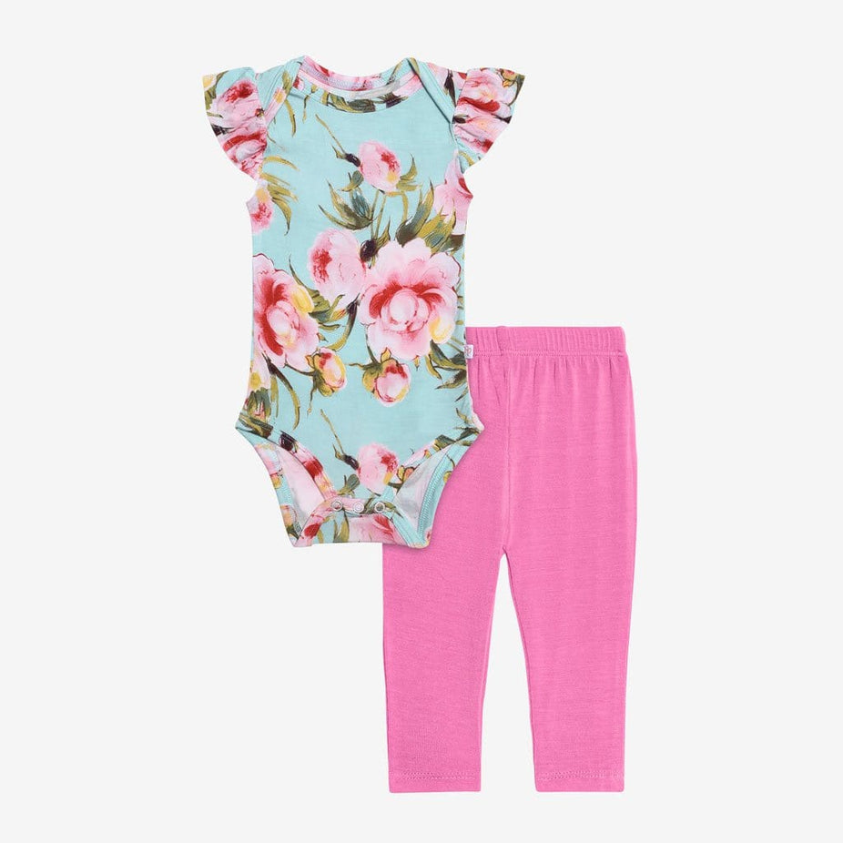 Carolina Floral Bodysuit & Pants Set
