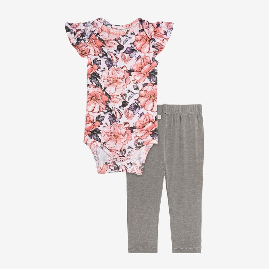 Vivi Floral Bodysuit & Pants Set