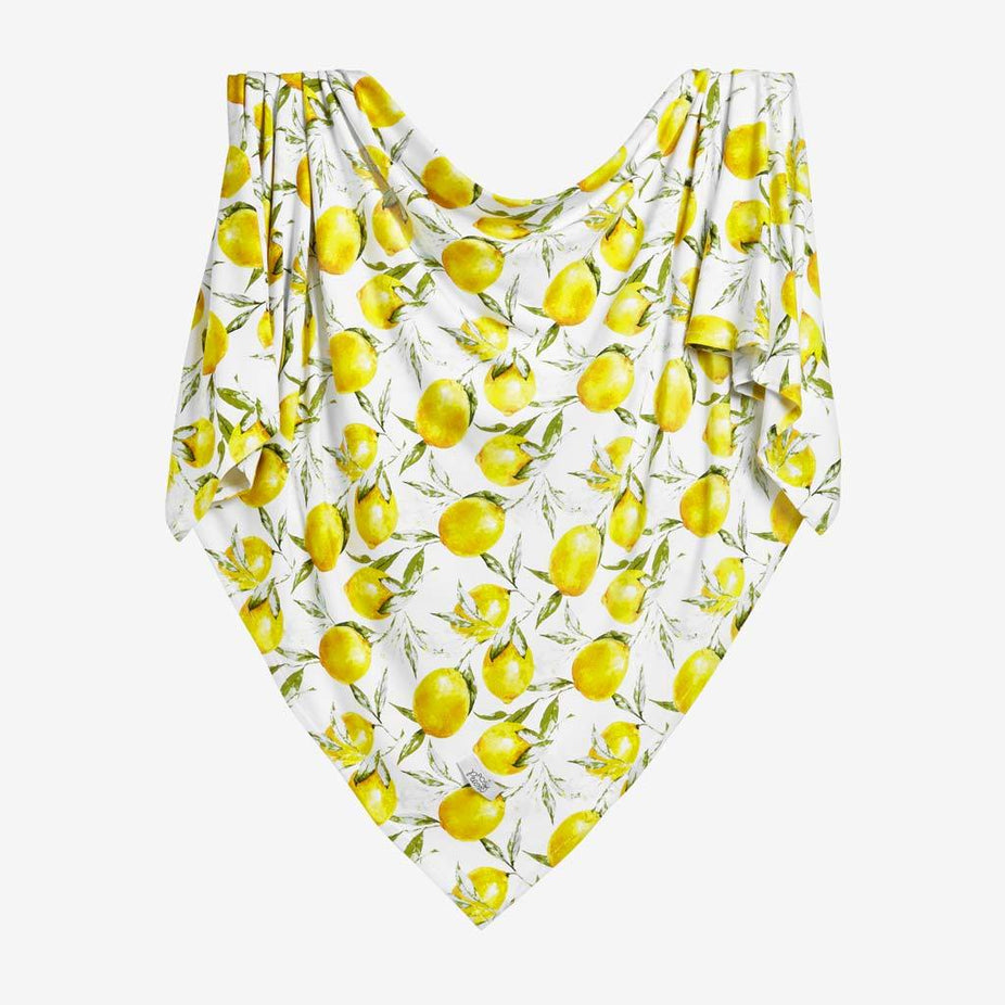Lemon Swaddle Headband Set