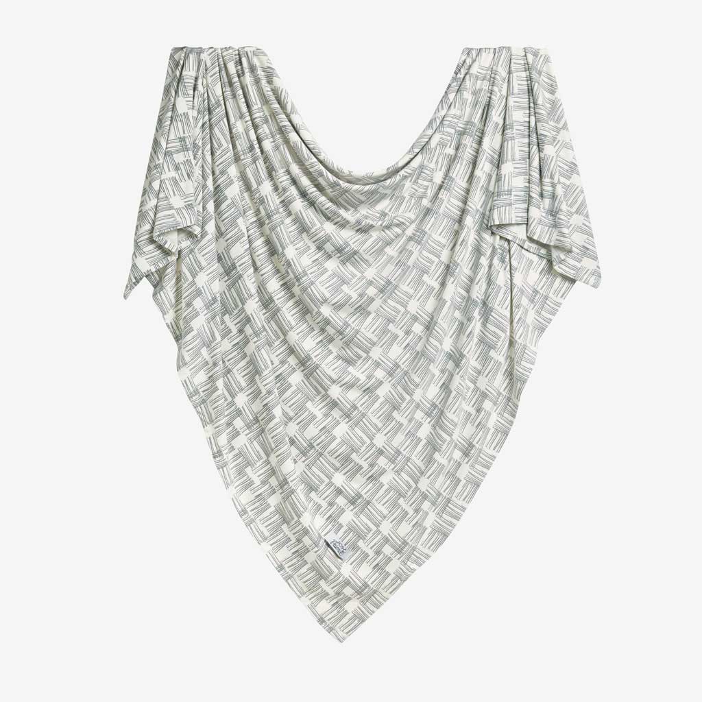 Rivers Gray Swaddle Beanie Set