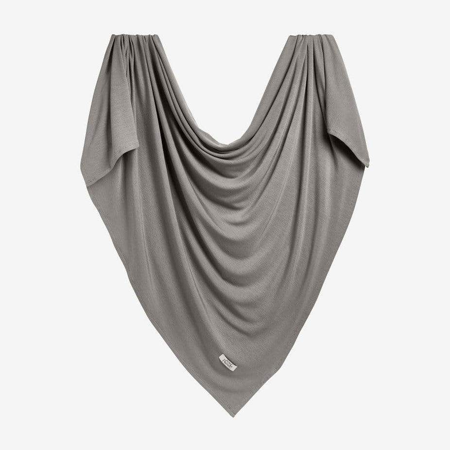 Stone Gray Swaddle Headband Set