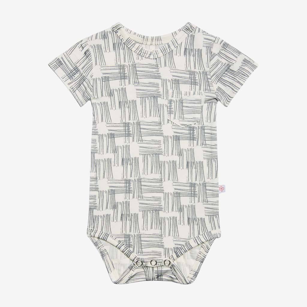 Rivers Gray V-Neck Bodysuit