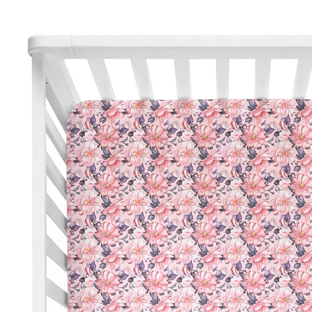 Vivi Floral Crib Sheet