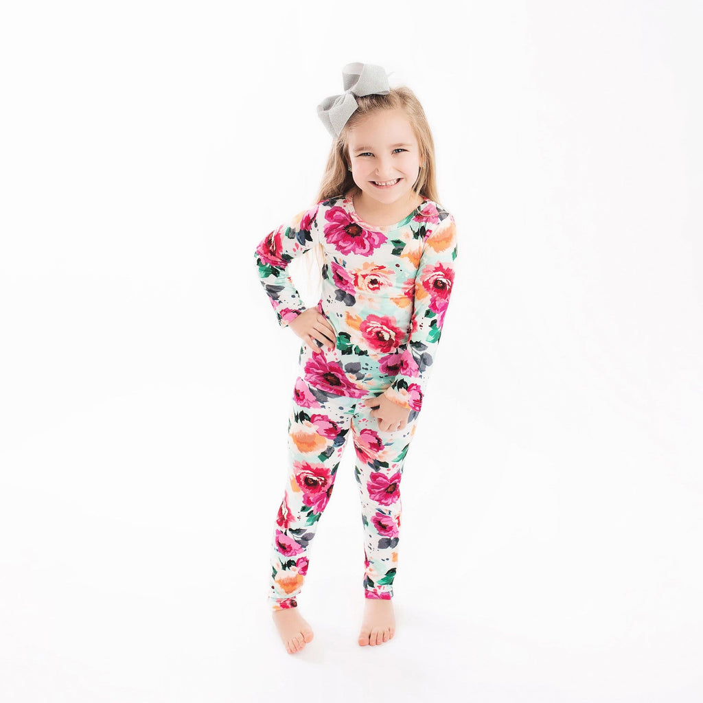 Fuchsia Wild Flower Pajamas