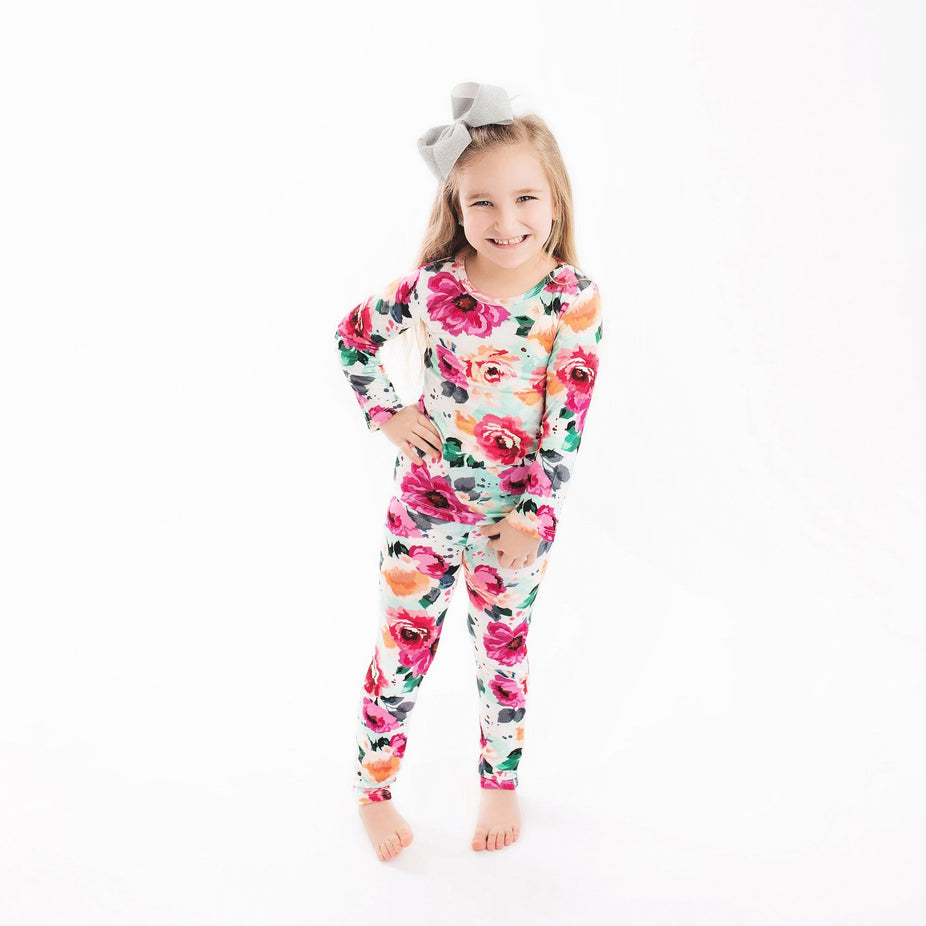 Fuchsia Wild Flower Pajamas