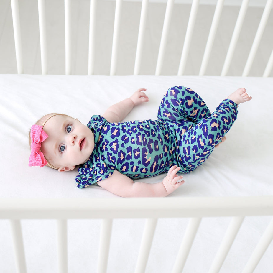 Lana Leopard Bodysuit & Pants Set