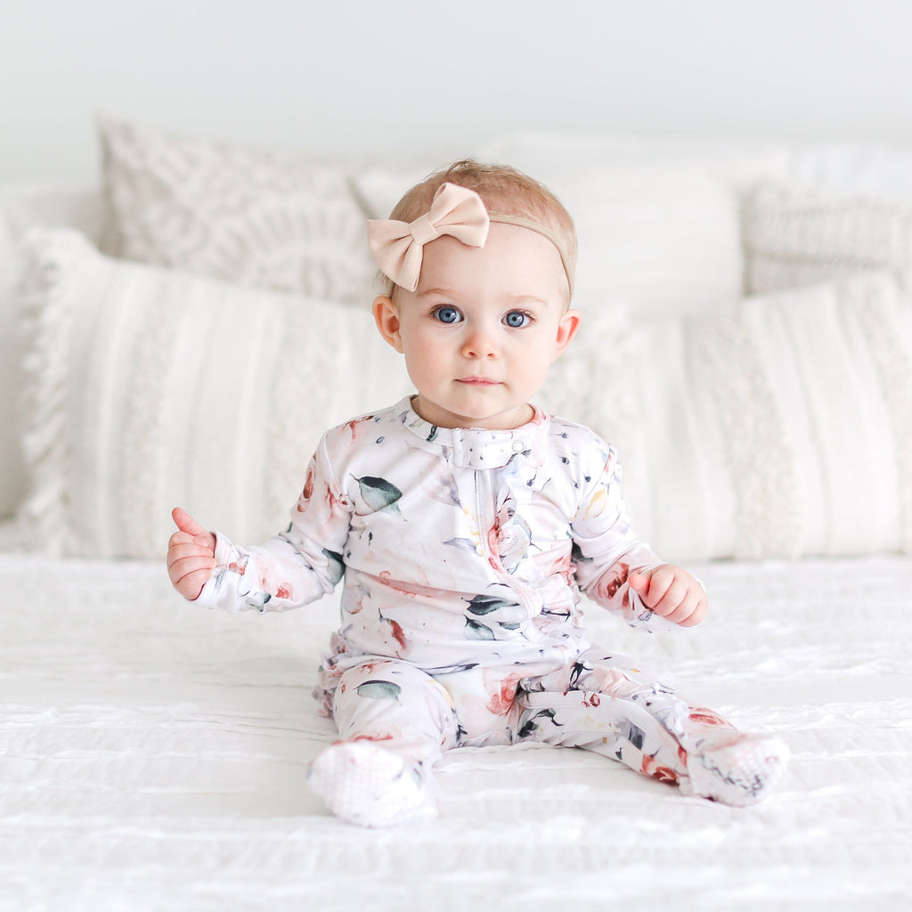 Posh-Peanut-Viscose-Bamboo-Stay-dry-fabric-reliably-chic-and-perfectly-practical-uniquely-designed-of-a-kind-pink blossom ruffle zippered onepiece