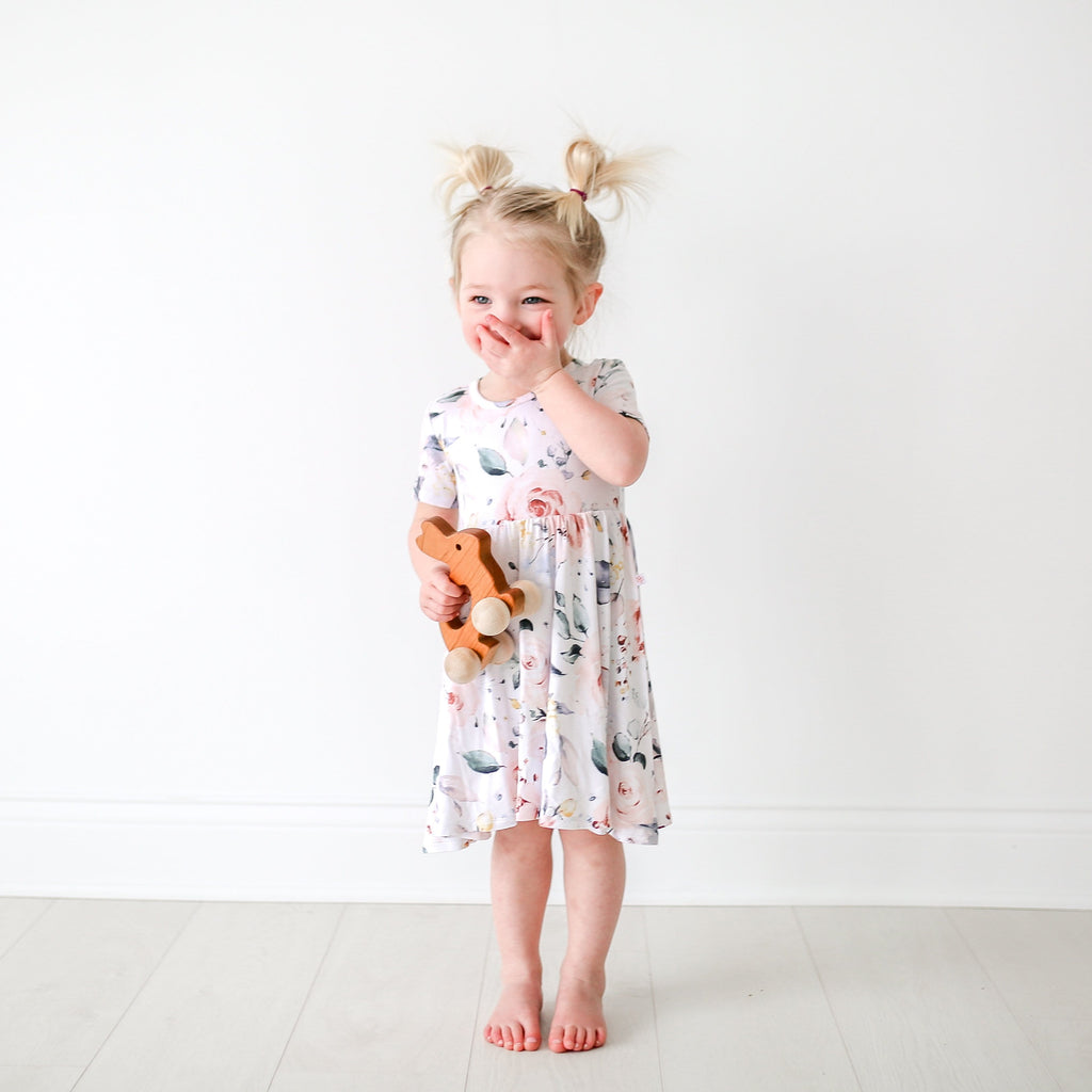 Pink Blossom Twirl Dress