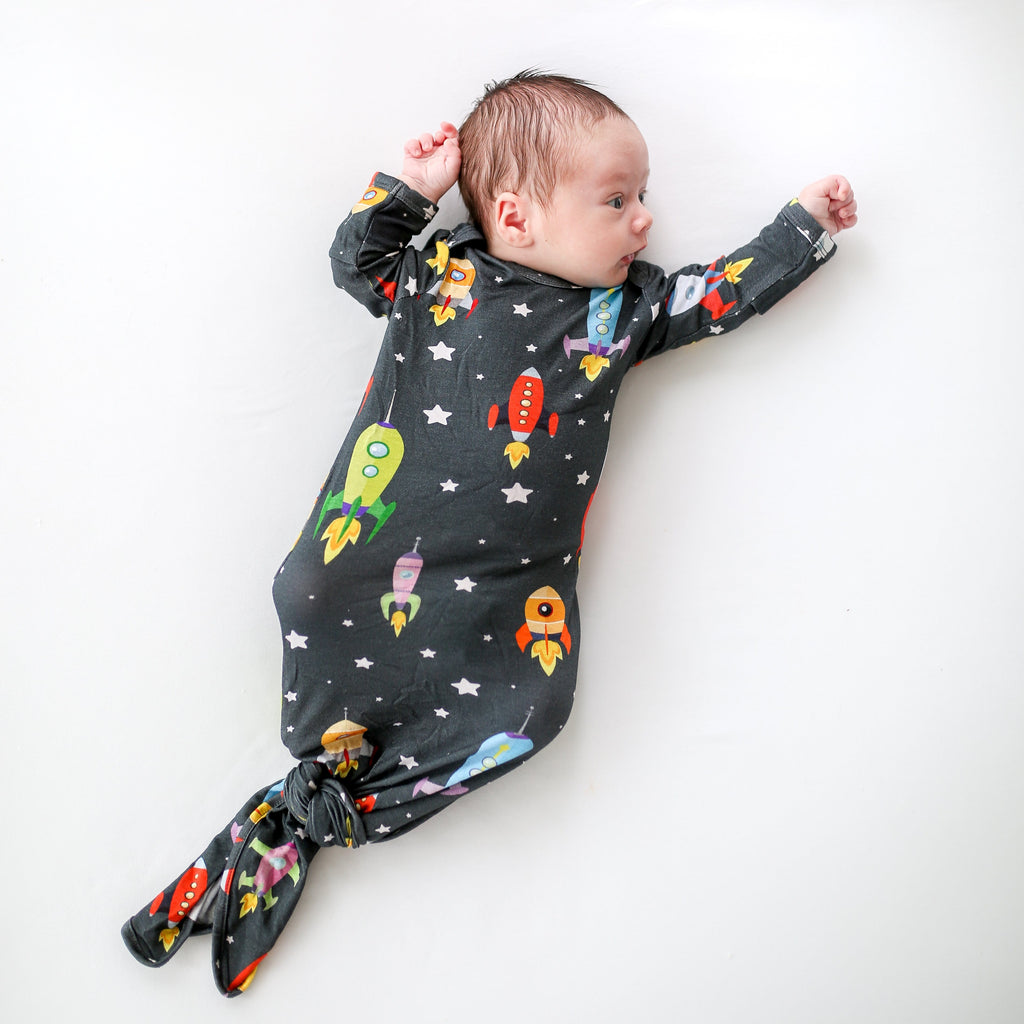 Rocket Ship Knotted Gown