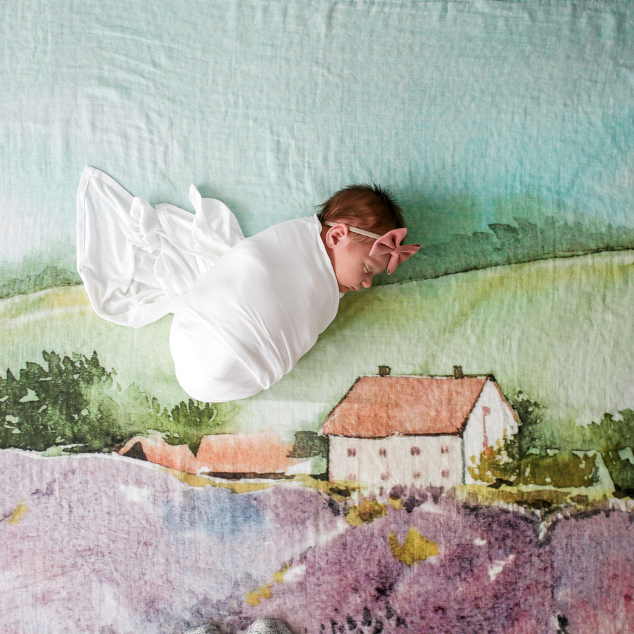 Posh-Peanut-Viscose-Bamboo-Stay-dry-fabric-reliably-chic-and-perfectly-practical-uniquely-designed-of-a-kind-chateau swaddle