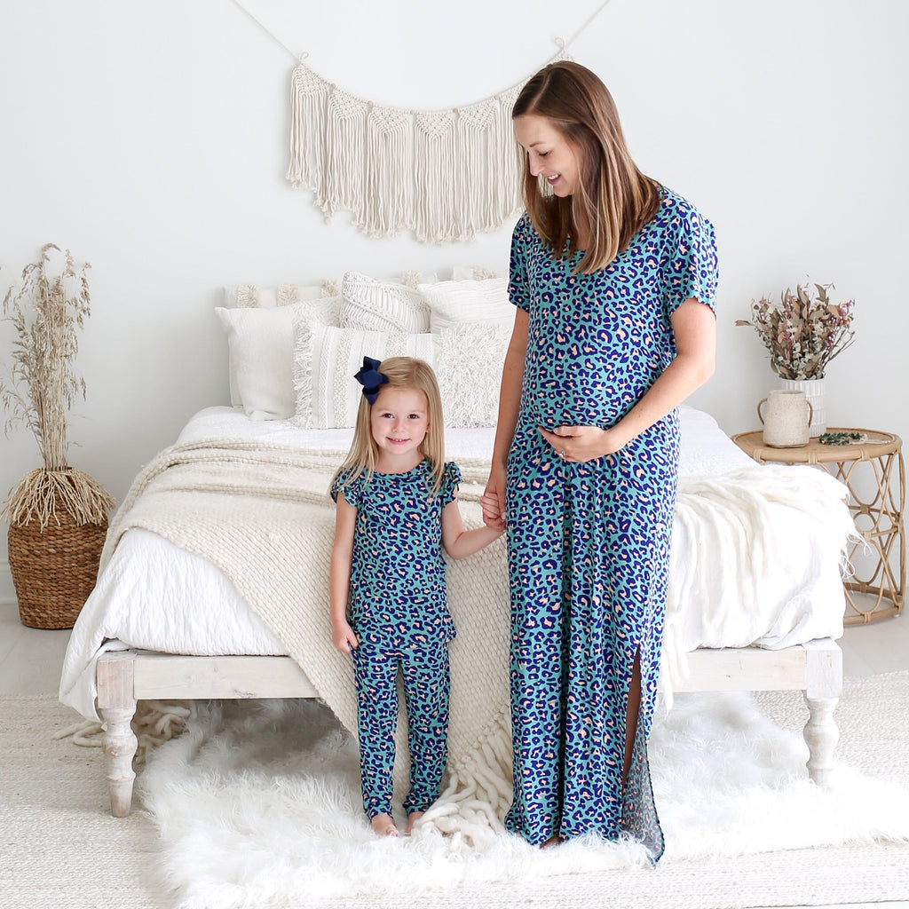 Lana Leopard Mommy Maxi Dress