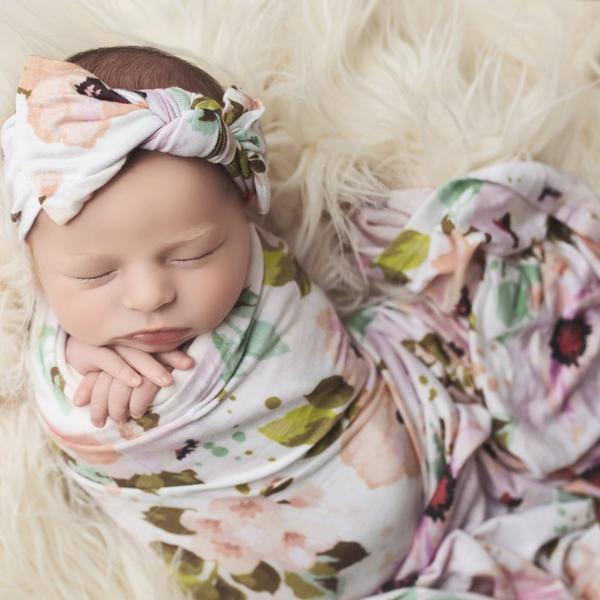 Winter Peony Headwrap
