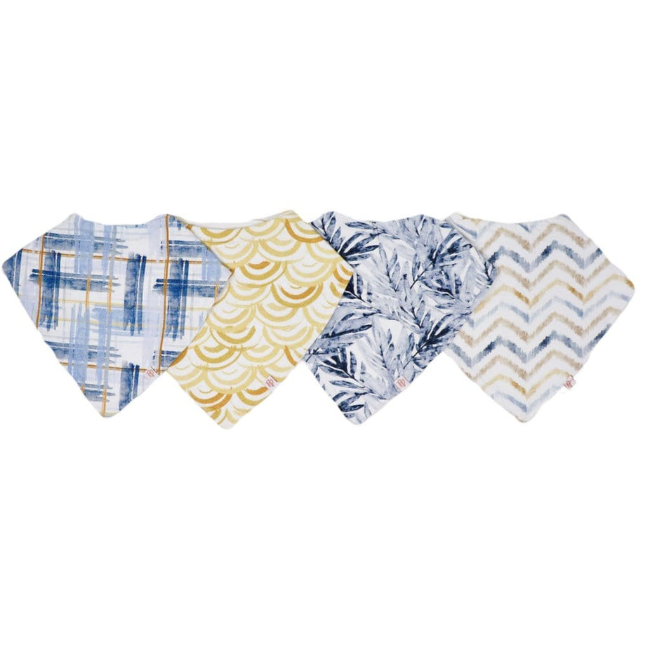 Sunny Days 4-Pack Bandana Bibs