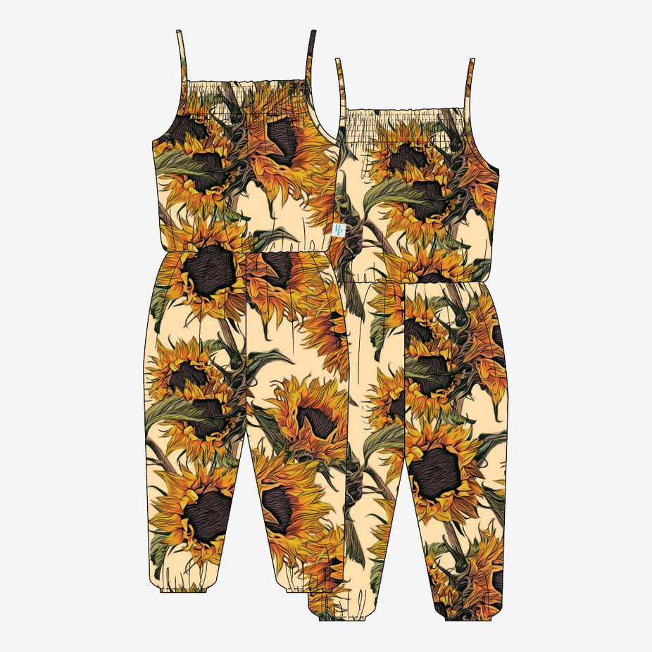 Arev Sleeveless Smocked Jumpsuit