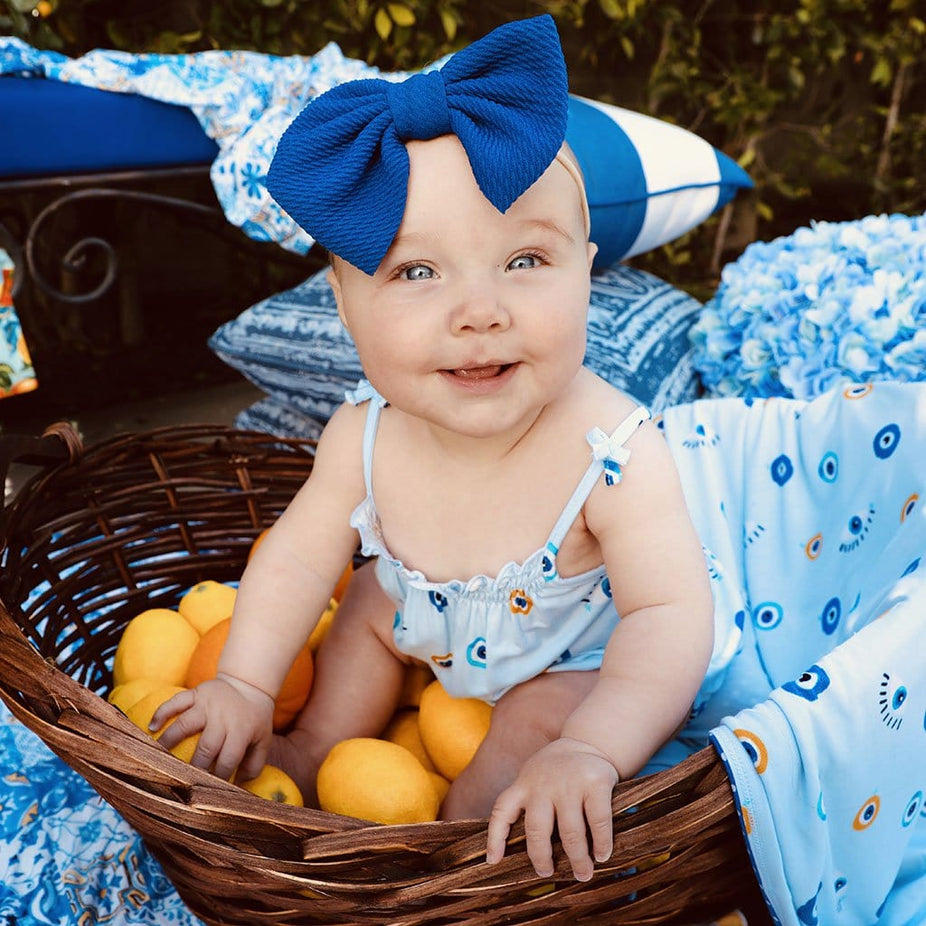 Evil Eye Sleeveless Bubble Romper