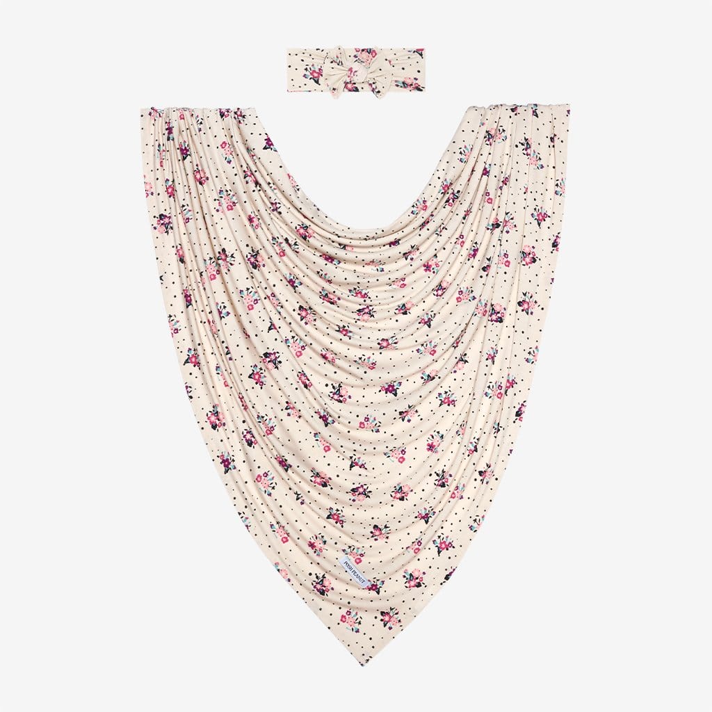 Frances swaddle headband set