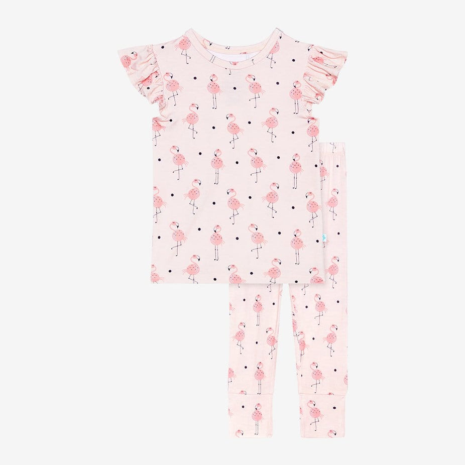 Frida ruffled cap sleeve pajamas