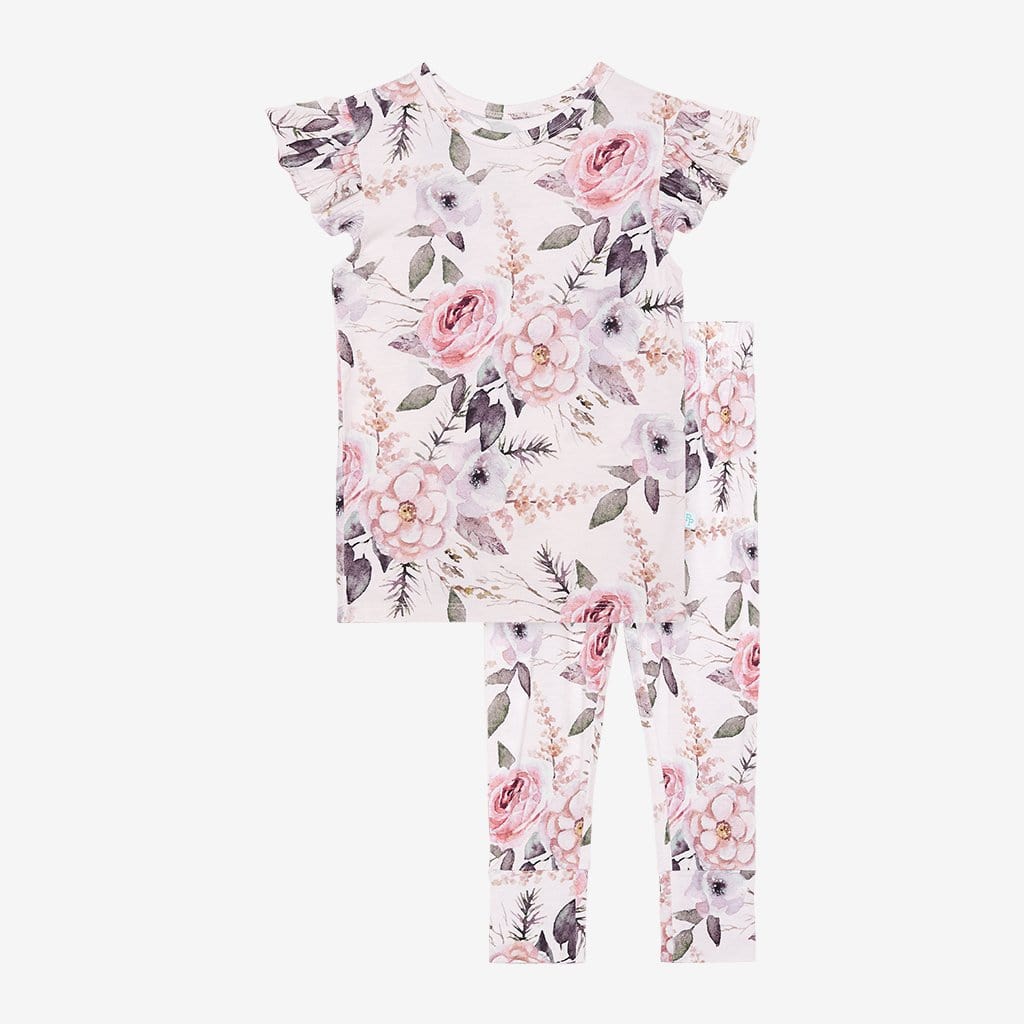 Harlow ruffled cap sleeve pajamas