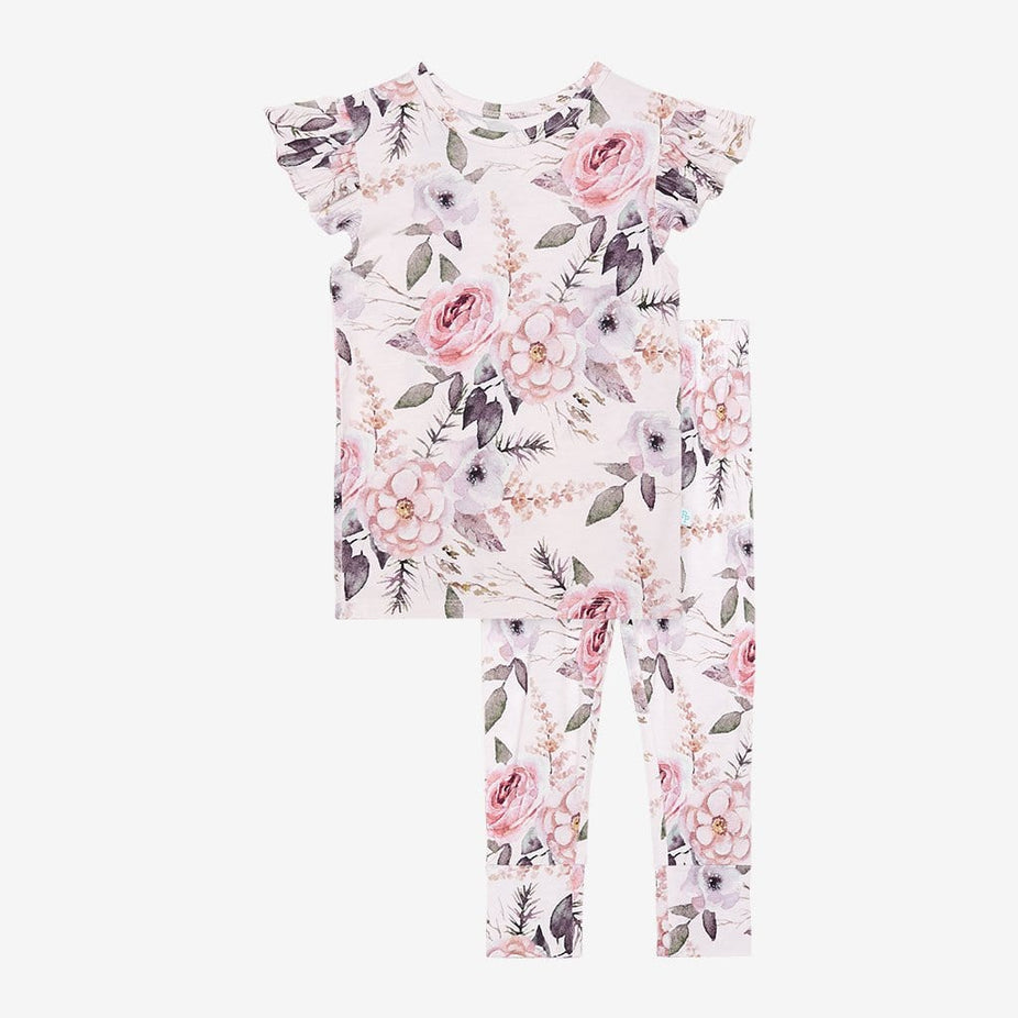 Harlow ruffled cap sleeve pajamas