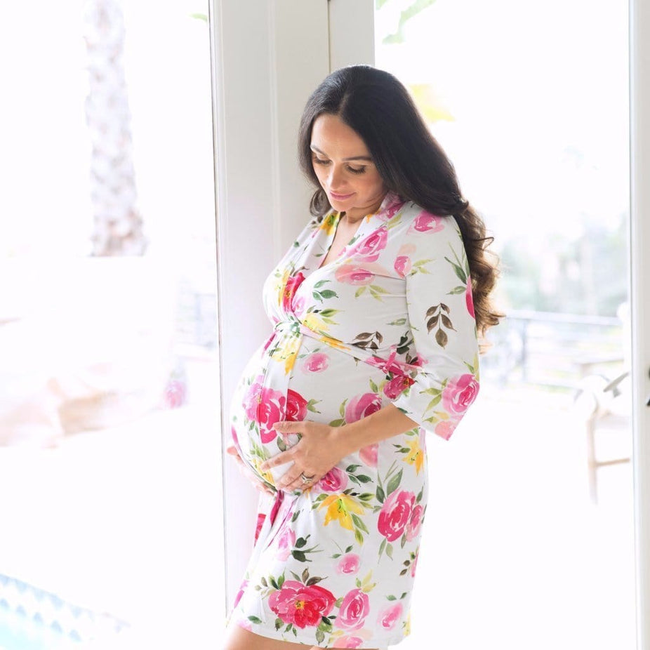 Watercolor Bloom Robe