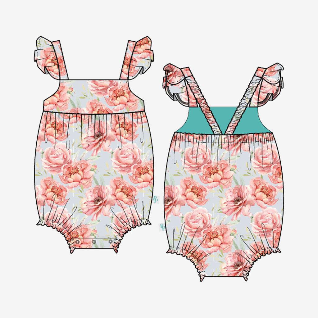 Kennedy Ruffled Bubble Romper