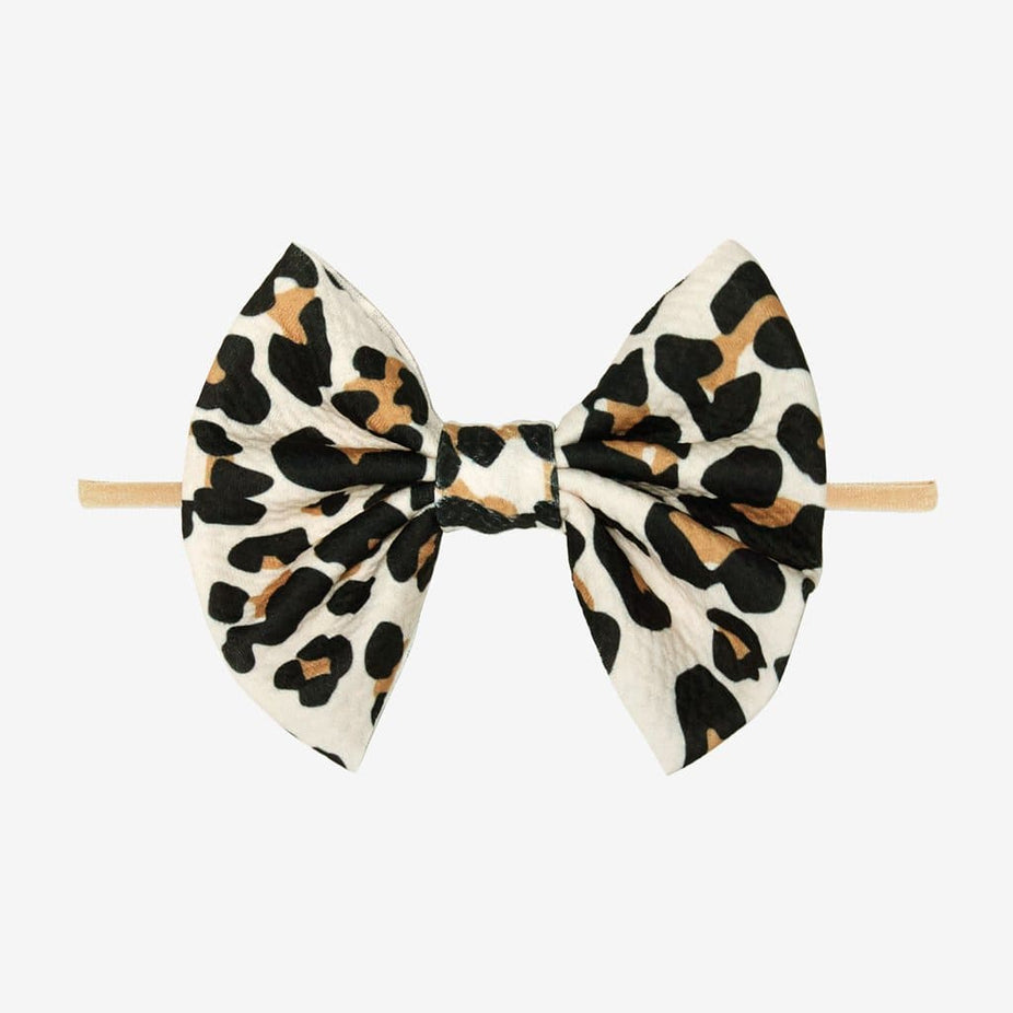 Lana Leopard Tan Lulu Nylon Headband