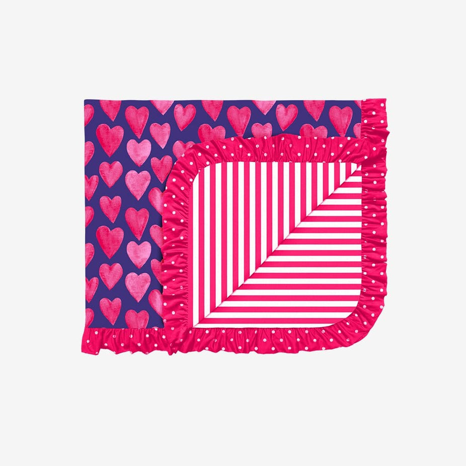 Linet & Fuchsia Stripe Ruffled Luxe Patoo™