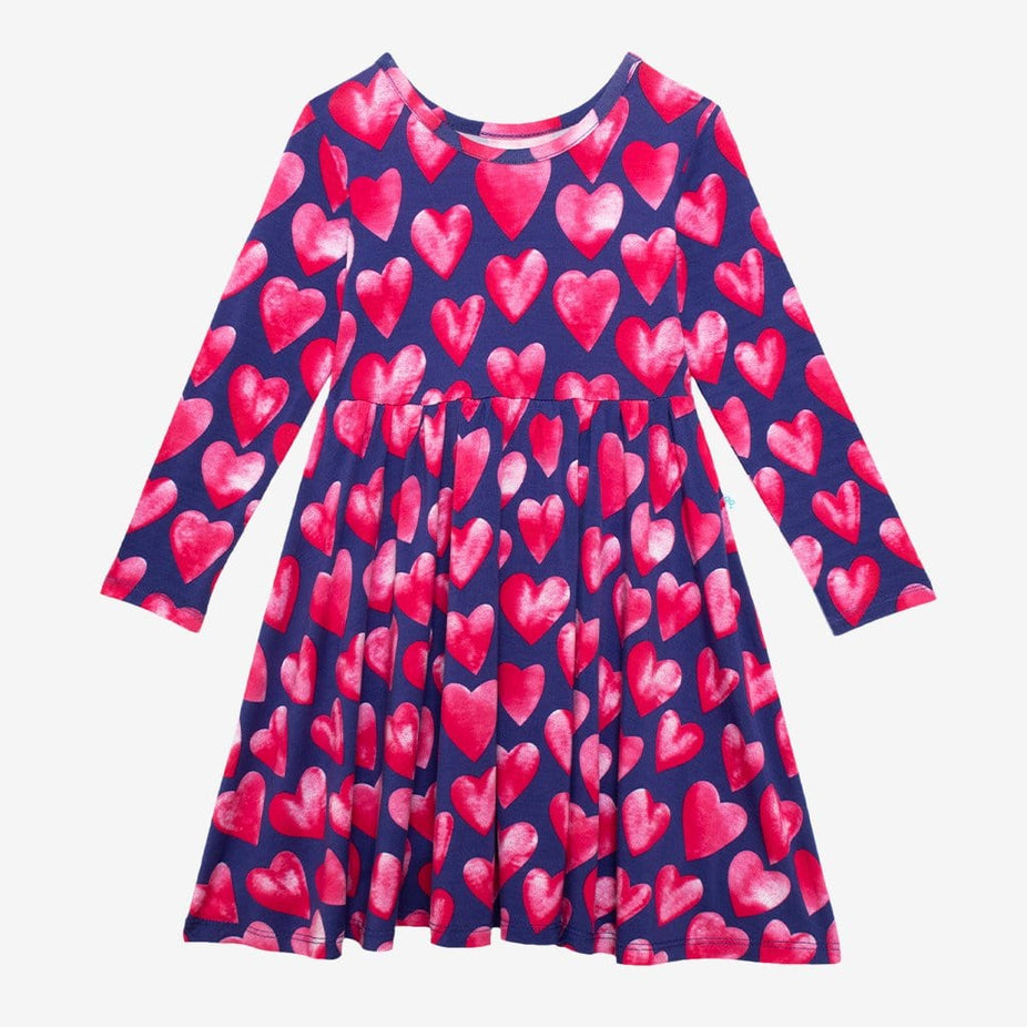 Linet Long Sleeve Twirl Dress