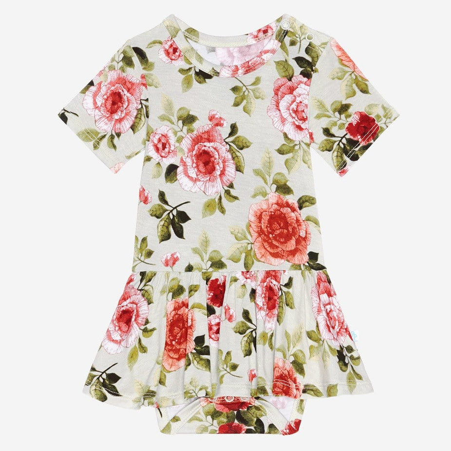 Lizzie short sleeve twirl skirt bodysuit
