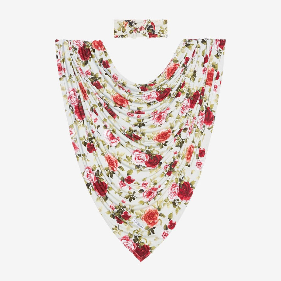 Lizzie swaddle headband set