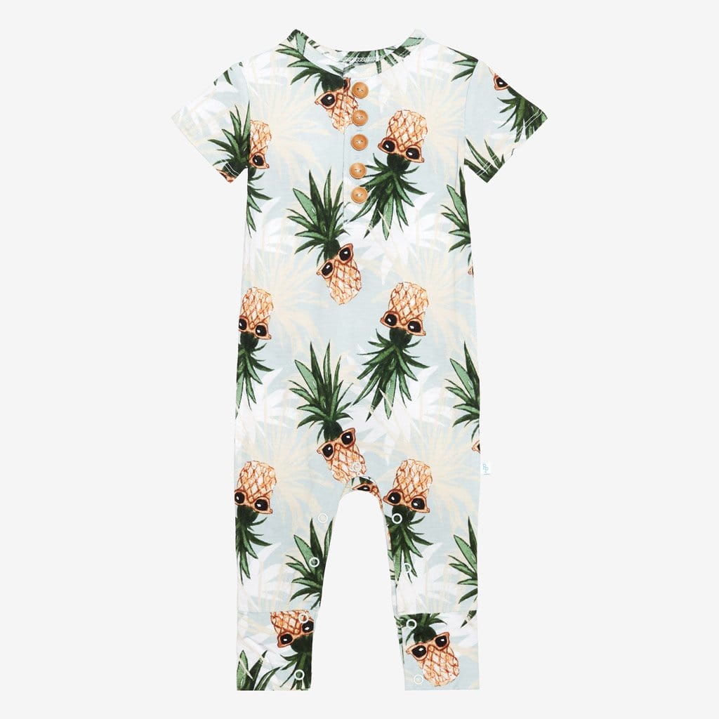 Maddox Short Sleeve Henley Romper