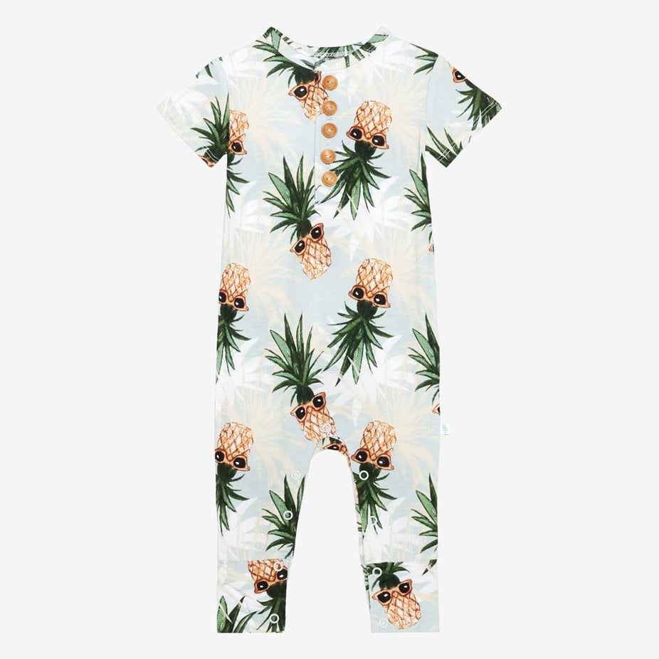 Maddox Short Sleeve Henley Romper