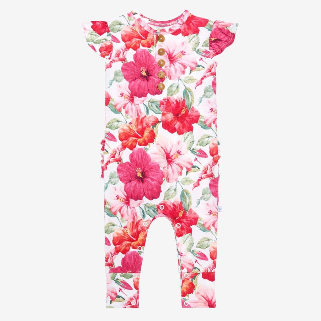 Maui Ruffled Cap Sleeve Romper